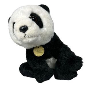 Miyoni Sitting Panda Bear 7 Inch Plush Stuffed Animal by Aurora Pellets 2019 Toy